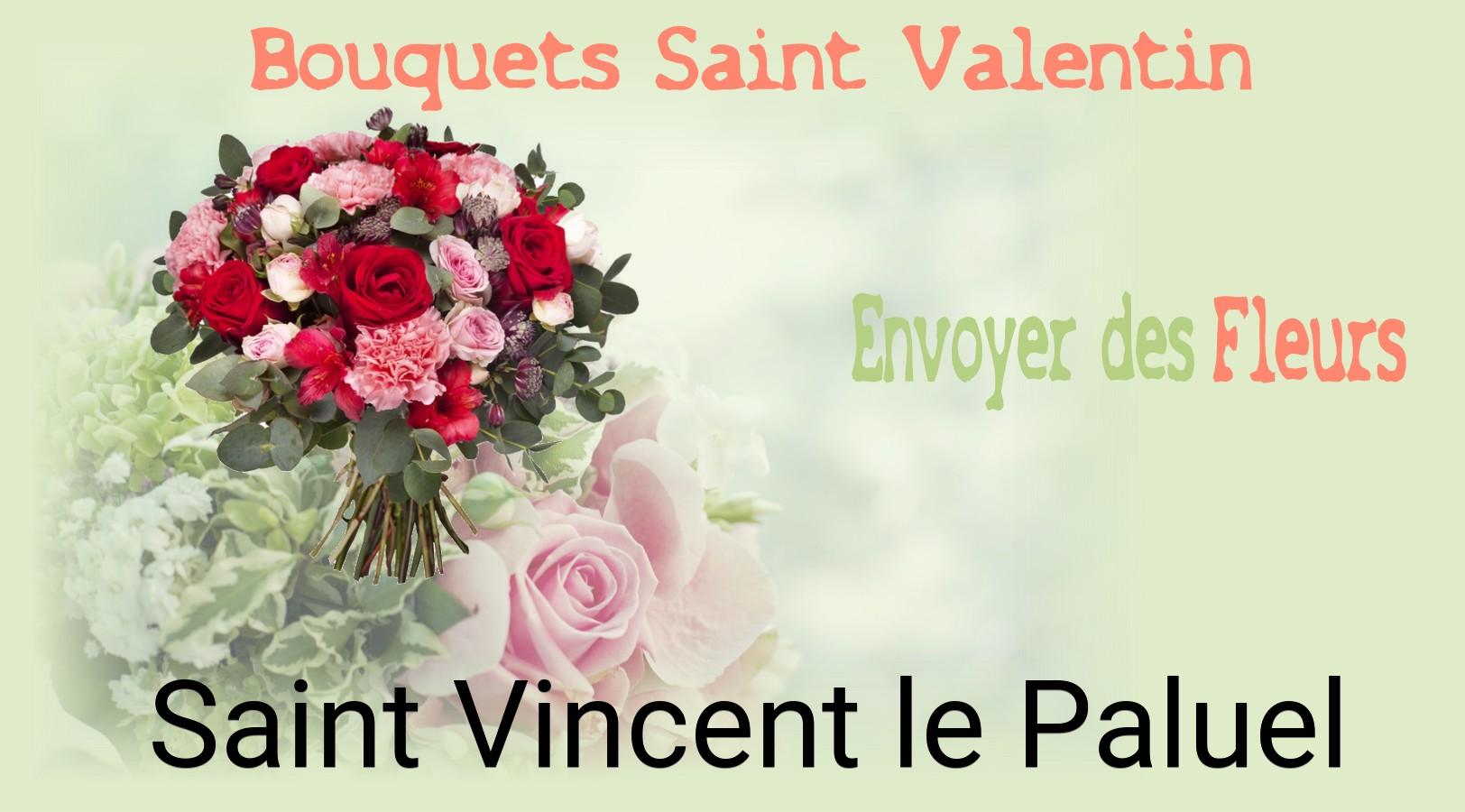 Roses de Saint-Valentin livrées à Saint-Vincent-le-Paluel